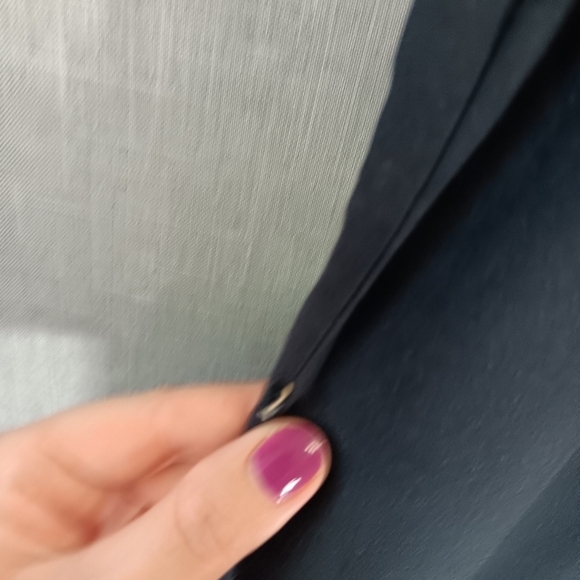 VTG 90s Maxi Dress Size 12 Rayon Blue Floral  Boho Hippie Cottagecore Peasant - Picture 7 of 8